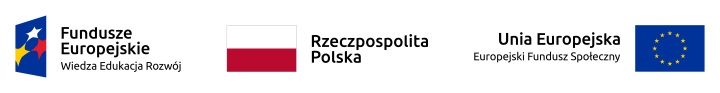 Logo projektu Power, flaga Unii Europejskiej oraz Rzeczpospolitej Polskiej.