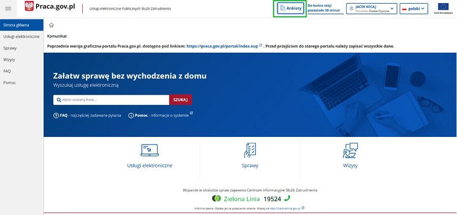 Grafika opisująca możliwość wypełnienia ankiety
