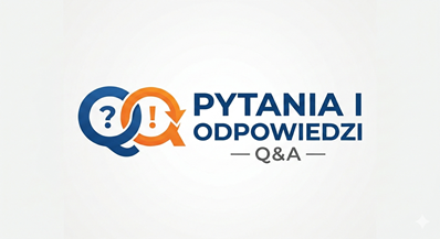 logo przestawia litery Q i A oraz podpis pytania i odpowiedzi